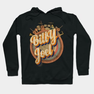 Tour Music Designs Vintage Retro - Billy Joel Hoodie